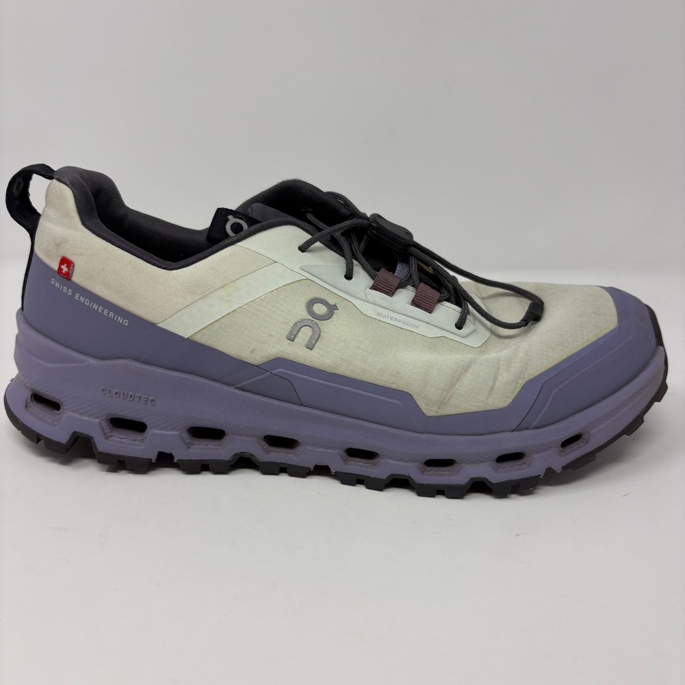 On Cloudhero Waterproof Women's Size 6.5/Youth 5 Purple Grey Running Shoes